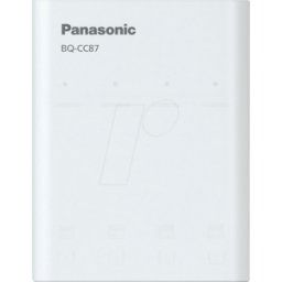 PANASONIC ENELOOP BQ-CC87B - Cargador de sobremesa, NiMH, batería externa, blanco