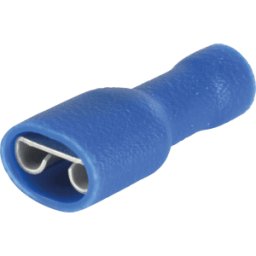VOGT AG VT IFSH-B-6,35 - Manguito de enchufe plano completamente aislado, ancho: 6,35mm,