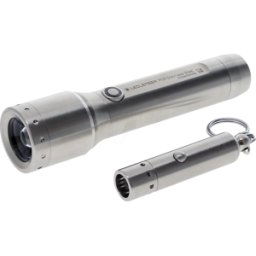 LEDLENSER 502467 - Linterna LED P5R + V8, caja de acero inoxidable