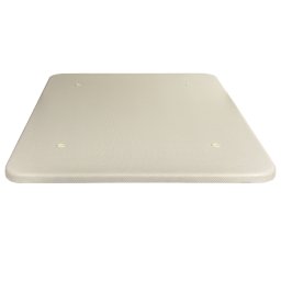 Base Tapizada Beige sin Patas 4D Hogarium