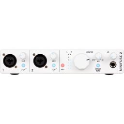 Arturia MiniFuse 2 Interfaz de Audio y MIDI USB Compacta Blanco