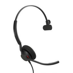 Auriculares Jabra con cable USB, micrófono dual y supresor de ruido, negros