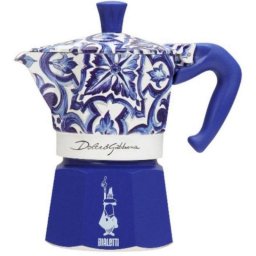 Cafetera Moka Bialetti Dolce&Gabbana 6 tazas aluminio compatible inducción diseño exclusivo