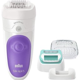 Braun Silk-Epil 5 SensoSmart 5-880 Depiladora Recargable + 5 Accesorios