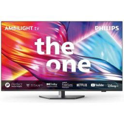 Philips TV LED 139cm (55') Ambilight The One 55PUS8919 UHD 4K, Dolby Vision y Dolby Atmos, Titan OS, Smart TV (Reacondicionado Grado A). Gris Antracita