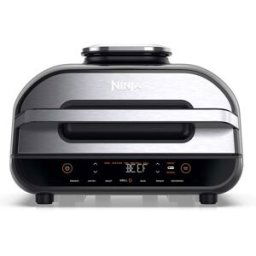 Ninja Parrilla de interior + Freidora de aire AG551EU Foodi Max 6 en 1. Negro