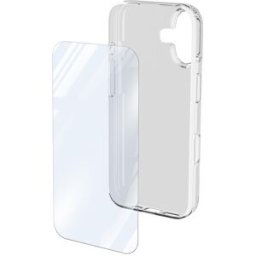 Cellular Line Kit: Funda + protector de pantalla para iPhone 17. Transparente
