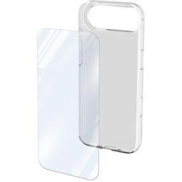 Cellular Line Kit: Funda + protector de pantalla para iPhone Air. Transparente