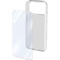 Cellular Line Kit: Funda + protector de pantalla para iPhone 17 Pro Max. Transparente