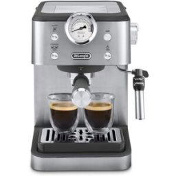 DeLonghi De'Longhi - Cafetera espresso manual de bomba De'Longhi Classic EM450.M sistema Cappuccino. Metal