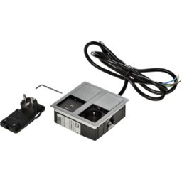 KOPP VHIT 939645015 - VersaHIT Dual - 1 toma de corriente con contacto de puesta a tie
