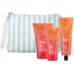 Schwarzkopf BONACURE Champú limpiador 3 en 1 para cuero cabelludo, cabello y cuerpo Sun Protect