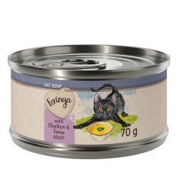 Feringa Cat Soup 12 x 70 g sopa para gatos - Pollo y atún