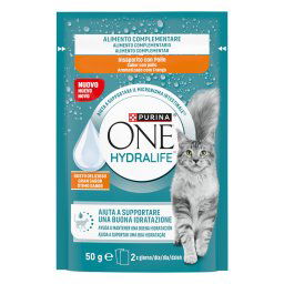 PURINA ONE Hydralife líquido para gatos 12 x 50 g - mit Huhn-Geschmack