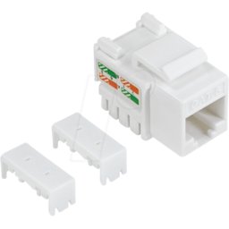 LOGILINK NK4056 - Conector hembra Keystone RJ45 > LSA Cat.6, UTP, 10 unidades