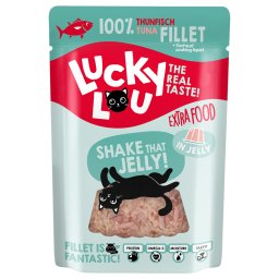 Lucky Lou Extra Food 12 x 70 g - Filete de atún en gelatina