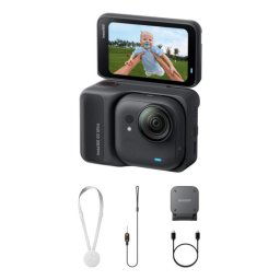 Insta360 GO Ultra 4K Standard Bundle Cámara Deportiva Compacta Negra