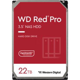 WESTERN DIGITAL WD221KFGX - Disco duro de 22 TB WD RED PRO NAS