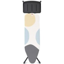 Brabantia Tabla de plancha para centro de planchado 124x38 Spring Plan . Negro