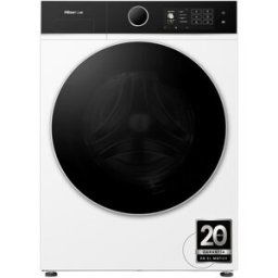 Hisense Lavadora secadora 8 kg/1.400 rpm, Función Vapor - WD5I8043BWF. Blanco