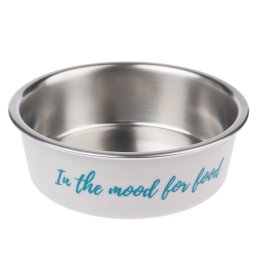 TIAKI "In The Mood For Food" comedero de acero inoxidable - 450 ml, Diám 14 cm