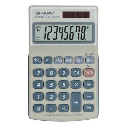 Sharp EL-240SA Calculadora de Bolsillo 8 Dígitos