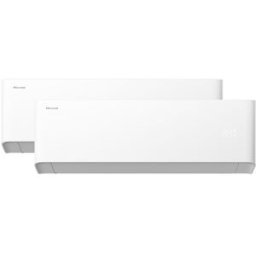 Hisense Aire acondicionado Multisplit 2x1 Inverter con 2.236 frig/h y 3.010 frig/h WiFi - 2AMW52HB912A. Blanco