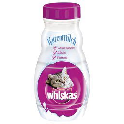 Leche para gatos Whiskas - 6 botellas de 200 ml
