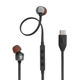 JBL Tune 310C Auriculares con cable USB-C Pure Bass Micrófono y control remoto integrados Negros
