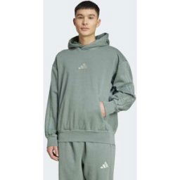 Adidas Sudadera de hombre ALL SZN Fleece Washed . Verde S