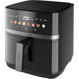 Cecotec Freidora sin aceite Cecofry&Grill Duoheat 8000. Negro