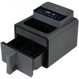 Jata Freidora de aire sin aceite JEFR1270 de 7 litros con visor. Gris
