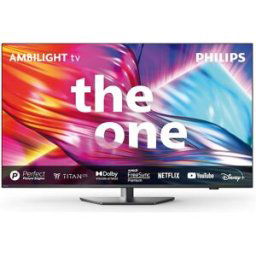 Philips TV LED 139cm (55') Ambilight The One 55PUS8919 UHD 4K, Dolby Vision y Dolby Atmos, Titan OS, Smart TV (Reacondicionado Grado A). Gris Antracita