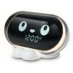 Muse Reloj despertador para niños M-16 KIDS. Negro / Blanco