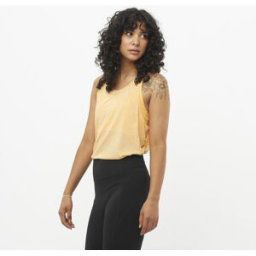 Salomon Camiseta sin mangas de mujer SHKout AIR . Naranja XL