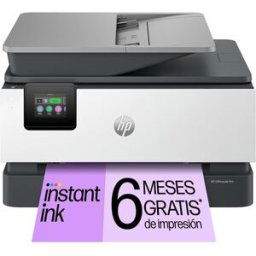 HP Impresora multifunción OfficeJet Pro 9122e, Fax, Wi-Fi, compatible con Instant Ink. Blanco
