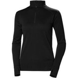 Helly Hansen Camiseta de mujer W Lifa Tech Lite 1/2 Zip . Negro M