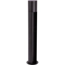 LUXULA LX-700204 - Luz direccional, negro, zócalo GU10, IP44, ALU, Con pinch