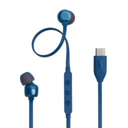 JBL Tune 310C Auriculares con cable USB-C Pure Bass Micrófono y control remoto integrados Azul
