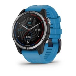 Smartwatch Garmin quatix 7 GPS Wifi Pantalla táctil Azul, banda silicona talla única