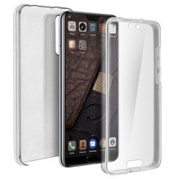 Avizar Funda Doble Silicona Transparente para Huawei P20 Pro