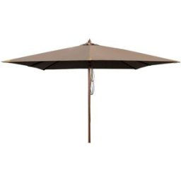 Gecko Jardin Sombrilla recta 3x3 m topo