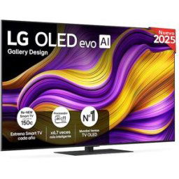 LG TV OLED evo AI G5 164cm (65') OLED65G56LS, Smart TV 4K (Reacondicionado Grado A). Negro