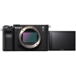 Sony Alpha 7C cámara Evil Full Frame cuerpo con sensor CMOS Exmor R de fotograma completo de 24,2 MP. Vídeos 4K(ILCE7CS.CEC). Negro