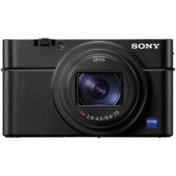 Sony RX100 VII.Cámara compacta premium avanzada, sensor 1.0, lente Zeiss 24-200 mm F2.8-4.5, enfoque automático superior, vídeo 4K(DSC-RX100M7A). Negro