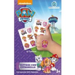 Davipharma Caja Tattoos Citronella Paw Patrol Rosa