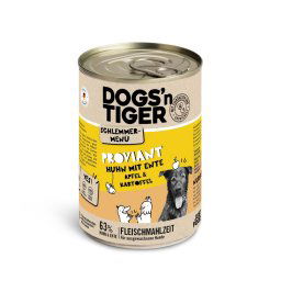 Dogs'n Tiger menú gourmet para perros 12 x 400 g - Pollo con pato, manzana y patata