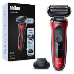 Braun Series 6 61-R1200S Afeitadora de Láminas y Recortadora Seco/Mojado