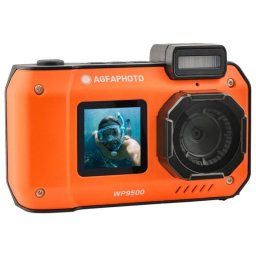 Cámara Deportiva AgfaPhoto Realishot WP9500 24 MP 18x Zoom Digital Sensor CMOS Dual Pantalla Resistente al Agua