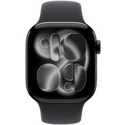 Apple Watch Serie 11 GPS 42mm aluminio negro sport band S/M negro